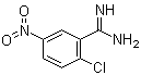 2-Chloro-5-nitrobenzenecarboximidamide molecular structure (CAS 1004619-61-7)
