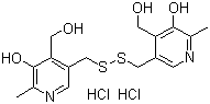 盐酸吡硫醇分子结构 (CAS 10049-83-9)