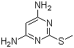 4,6-Diamino-2-methylthiopyrimidine molecular structure (CAS 1005-39-6)