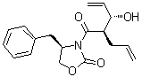 (4R)-3-[(2R,3S)-3-Hydroxy-1-oxo-2-(2-propen-1-yl)-4-penten-1-yl]-4-(phenylmethyl)-2-oxazolidinone molecular structure (CAS 1005006-69-8)