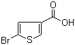 5-Bromothiophene-3-carboxylic acid molecular structure (CAS 100523-84-0)