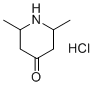 2,6-Dimethyl-4-piperidinone hydrochloride (1:1) molecular structure (CAS 1005397-62-5)
