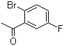 2'-溴-5'-氟苯乙酮分子结构 (CAS 1006-33-3)