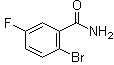 2-溴-5-氟苯甲酰胺分子结构 (CAS 1006-34-4)