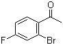 2'-溴-4'-氟苯乙酮分子结构 (CAS 1006-39-9)
