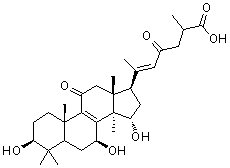 Ganoderenic acid C molecular structure (CAS 100665-42-7)