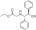 2-((1S,2R)-2-羟基-1,2-二苯基乙基氨基)乙酸乙酯分子结构 (CAS 100678-82-8)