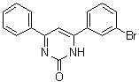 6-(3-溴苯基)-4-苯基-2(1H)-嘧啶酮分子结构 (CAS 1006876-77-2)