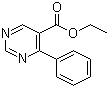 4-苯基-5-嘧啶羧酸乙酯分子结构 (CAS 100724-16-1)