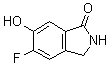 structure of CAS# 1007455-25-5, 5-Fluoro-2,3-dihydro-6-hydroxy-1H-isoindol-1-one;5-Fluoro-6-hydroxy-2,3-dihydroisoindol-1-one