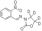 结构式 CAS# 1007478-57-0, 3-[(E)-(2-硝基苄基亚基)氨基]四氘代-1,3-恶唑烷-2-酮