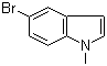 5-溴-1-甲基-1H-吲哚分子结构 (CAS 10075-52-2)