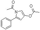 N-Acetyl-3-acetoxy-5-phenylpyrrole molecular structure (CAS 100750-39-8)