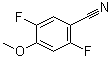 structure of CAS# 1007605-44-8, 2,5-Difluoro-4-methoxybenzonitrile
