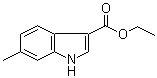 6-Methyl-1H-indole-3-carboxylic acid ethyl ester molecular structure (CAS 100821-48-5)