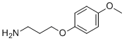 3-(4-Methoxyphenoxy)propan-1-amine molecular structure (CAS 100841-00-7)