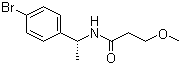 N-[(1R)-1-(4-Bromophenyl)ethyl]-3-methoxypropanamide molecular structure (CAS 1008505-73-4)