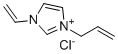 structure of CAS# 100894-64-2, 1-Allyl-3-vinylimidazolium chloride;1-ethenyl-3-prop-2-enylimidazol-3-ium;chloride