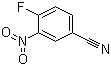 结构式 CAS# 1009-35-4, 4-氟-3-硝基苯甲腈