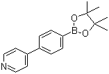 4-(4-Pyridinyl)phenylboronic acid pinacol ester molecular structure (CAS 1009033-87-7)