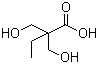 结构式 CAS# 10097-02-6, 2,2-二羟甲基丁酸