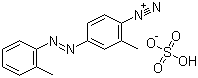structure of CAS# 101-89-3, Fast Garnet GBC sulfate salt
