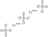 Chromic sulfate molecular structure (CAS 10101-53-8)