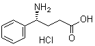 (gammaR)-gamma-Aminobenzenebutanoic acid hydrochloride (1:1) molecular structure (CAS 1010129-08-4)