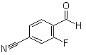 结构式 CAS# 101048-76-4, 2-氟-4-甲酰基苯甲腈