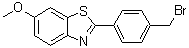 2-[4-(溴甲基)苯基]-6-甲氧基苯并噻唑分子结构 (CAS 101078-75-5)