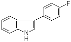 3-(4-Fluorophenyl)-1H-indole molecular structure (CAS 101125-32-0)