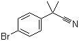 2-(4-Bromophenyl)-2-methylpropanenitrile molecular structure (CAS 101184-73-0)