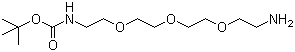 13-Amino-5,8,11-trioxa-2-azatridecanoic acid 1,1-dimethylethyl ester molecular structure (CAS 101187-40-0)