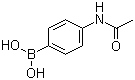 4-Acetamidophenylboronic acid molecular structure (CAS 101251-09-6)