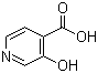 结构式 CAS# 10128-71-9, 3-羟基-4-吡啶羧酸; 3-羟基异烟酸