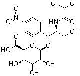 Chloramphenicol 1-glucuronide molecular structure (CAS 1013074-93-5)
