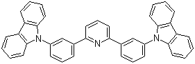 structure of CAS# 1013405-24-7, 9,9'-(2,6-Pyridinediyldi-3,1-phenylene)bis-9H-carbazole;2,6-Bis[3-(carbazol-9-yl)phenyl]pyridine