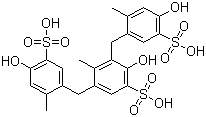 结构式 CAS# 101418-00-2, 聚甲酚磺醛