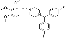 洛美利嗪分子结构 (CAS 101477-55-8)