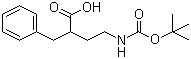 alpha-[2-[[(1,1-Dimethylethoxy)carbonyl]amino]ethyl]benzenepropanoic acid molecular structure (CAS 1015070-59-3)