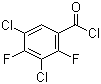 3,5-二氯-2,4-二氟苯甲酰氯分子结构 (CAS 101513-72-8)
