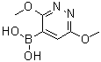 (3,6-Dimethoxypyridazin-4-yl)boronic acid molecular structure (CAS 1015480-87-1)