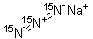 叠氮化钠-<sup>15</sup>N<sub>3</sub>分子结构 (CAS 1015486-10-8)