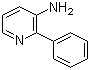 结构式 CAS# 101601-80-3, 2-苯基-3-氨基吡啶