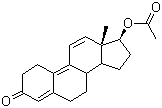 结构式 CAS# 10161-34-9, 群勃龙醋酸酯