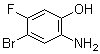 structure of CAS# 1016234-89-1, 2-Amino-4-bromo-5-fluorophenol