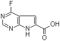 4-Fluoro-7H-pyrrolo[2,3-d]pyrimidine-6-carboxylic acid molecular structure (CAS 1016241-81-8)