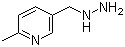 5-(Hydrazinylmethyl)-2-methylpyridine molecular structure (CAS 1016705-16-0)