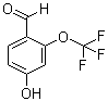 结构式 CAS# 1017083-37-2, 4-羟基-2-(三氟甲氧基)苯甲醛