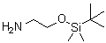 (2-Aminoethoxy)(tert-butyl)dimethylsilane molecular structure (CAS 101711-55-1)